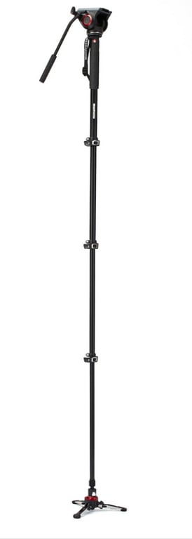 Manfrotto MVMXPRO500 monopod do aparatu 1/4, 3/8" Aluminium Czarny