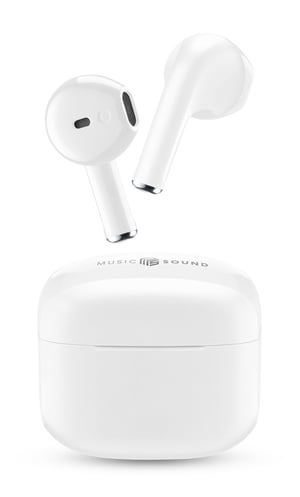 Music Sound Swag True Wireless Stereo (TWS) In-Ear-Kopfhörer Bluetooth-Verbindung/Musik Weiß