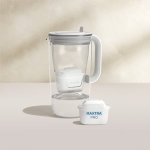 Brita Maxtra Pro 2.5-Liter Water Filter Pitcher, White