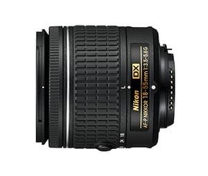 Nikon AF-P DX NIKKOR 18–55 mm f/3,5–5,6G SLR Schwarz