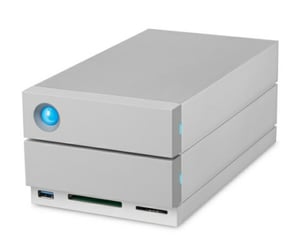LaCie 2big Dock hårddiskarray 36 TB Grå