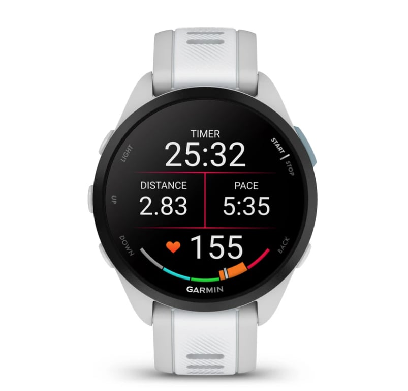 фото Смарт-годинник Garmin Forerunner 165 Mist Gray/Whitestone (010-02863-21/A1/AD)