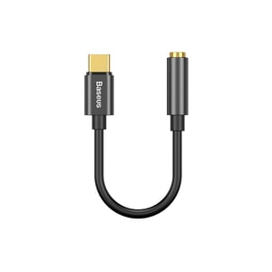 Baseus CATL54-01 Adapter für Typ-C-Kabel 3.5mm Schwarz
