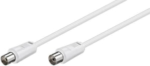 Microconnect COAX050W koaxialkabel 5 m Vit