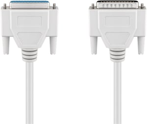 Goobay 50541 Parallel Cable, Gray, 1.8 m, DB-25