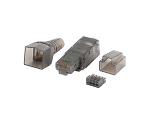 Lanberg PLUA-6000TL wtyczka RJ-45 Przezroczysty