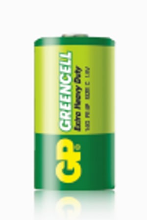GP Batteries GP14G-U2 Batterie für den Hausgebrauch, Typ C, Zink-Kohle