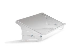 BakkerElkhuizen Q-doc 515 Clipboard for Documents Acrylic, Plastic, Steel Transparent
