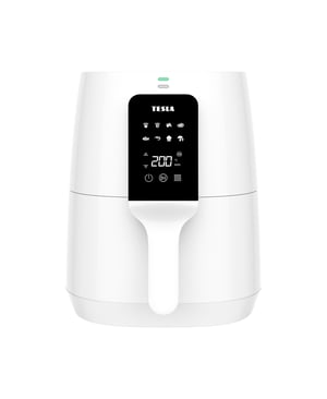 Tesla AIRCKQ30WH Single-Basket 3.8 L 1300 W Hot Air Fryer, White
