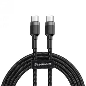 Baseus Cafule USB-Kabel 1 m USB C 0,48 Gbit/s 60 W Schwarz, Grau