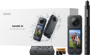 Insta360 X4 Adventure Bundle aparat do fotografii sportowej 72 MP 8K Ultra HD CMOS 25,4 / 2 mm (1 / 2") Wi-Fi 500 g