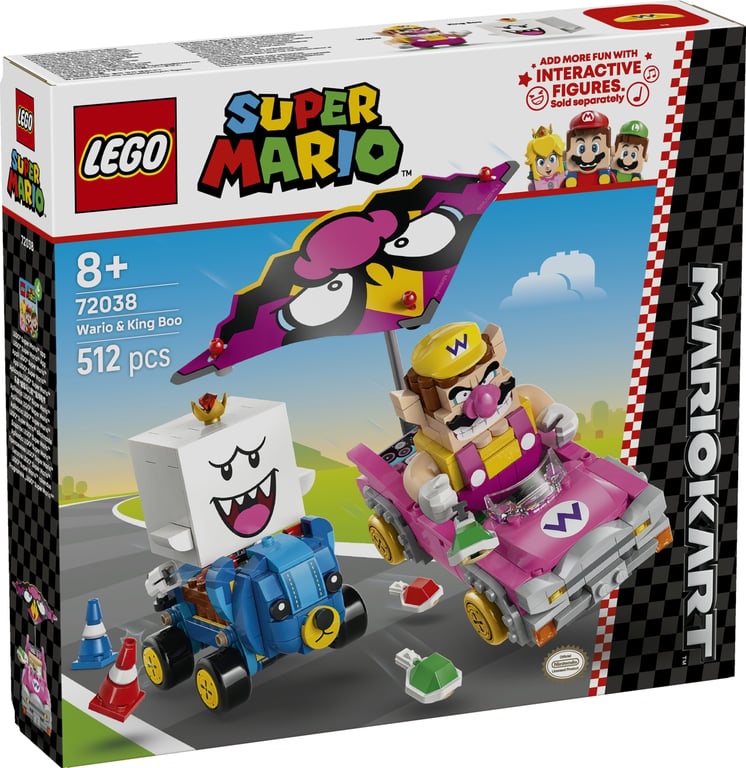 LEGO Super Mario Mario Kart™ — Wario i King Boo