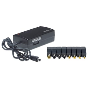 Manhattan 100854 Power Adapter/Inverter, Indoor, 70 W, Black