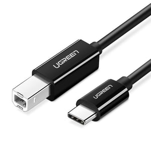 Ugreen 50446 USB 2.0 Cable, 2 m, USB-C to Mini-USB B, Black