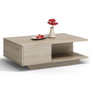 Topeshop DENVER SONOMA coffee table, free-form design, 1 leg