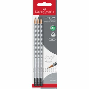 Faber-Castell 117298 Graphitstift HB, 3 Stück