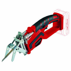 Einhell GE-GS 18 Li-Solo trädgårdssax, bypass, svart, röd