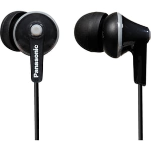 Panasonic RP-HJE125E-K hörlurar/headset, trådbundna, in-ear, musik, svart