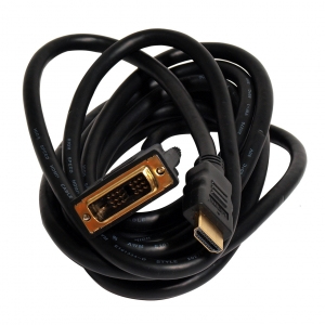 ART AL-OEM-41 1.8 m HDMI to DVI-D Cable Adapter, Black