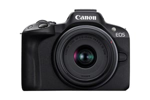 Canon EOS R50, Black + RF-S 18-45mm F4.5-6.3 IS STM Kit Bezlusterkowiec 24,2 MP CMOS 6000 x 4000 px Black