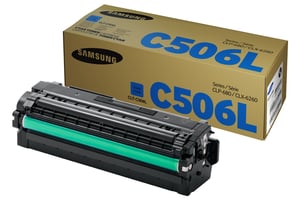 Samsung CLT-C506L Tonerkassette, 1 Stück. Original, Schwarz