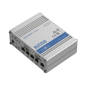 Teltonika RUTX50 router bezprzewodowy Gigabit Ethernet 5G Stal nierdzewna