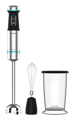 Cecotec Power TitanBlack 1200 XL Cream 0,8 l Blender immersyjny 1200 W Czarny, Srebrny