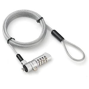 Techly IQ-LOK-16-K kabelklämma, silver, 1,8 m