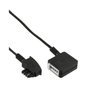 InLine 18847 kabel telefoniczny 15 m Czarny