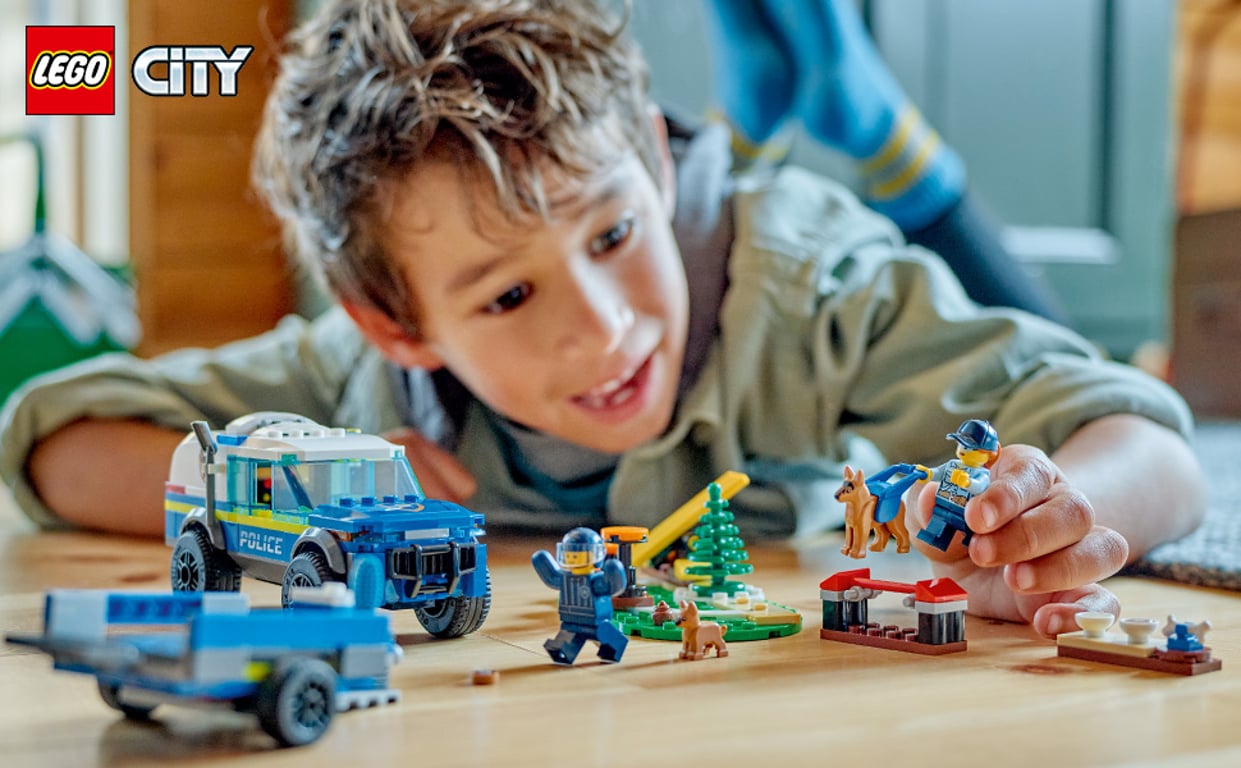 LEGO City Szkolenie psów policyjnych w terenie