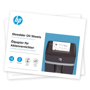 HP 9133 Shredder Accessory: Lubricating Sheets, 12-pack