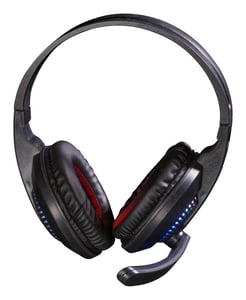 Denver GHS-101 hörlurar/headset, trådbundet, huvudband, gaming, USB typ A, svart