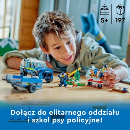 LEGO City Szkolenie psów policyjnych w terenie