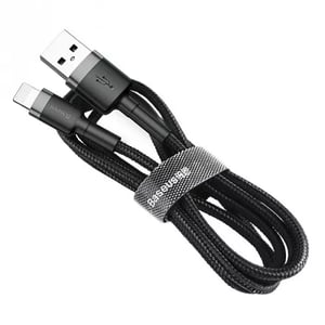 Baseus CALKLF-AG1 kabel Lightning 0,5 m Szary, Czarny