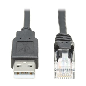 Tripp Lite U009-015-RJ45-X przejściówka do kabli RJ-45 USB 2.0 Type-A Czarny