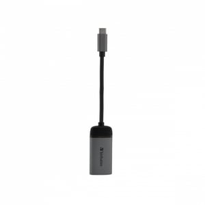 Verbatim 49143 kabeladapter 0,1 m USB Type-C till HDMI, svart, silver