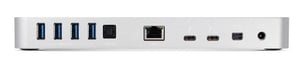 OWC OWCTB3DK12PSL stacja dokująca Przewodowa Thunderbolt 3 Czarny, Srebrny