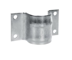 Maclean MCTV-553 Antenna Accessory: Silver Steel Antenna Mount, 120 mm