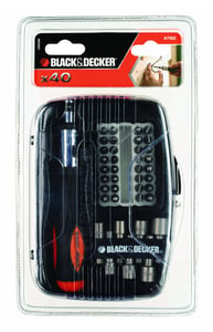Black & Decker A7062 Handschraubendreher Schraubendreher mit austauschbaren Bits Schraubendreher mit Ratsche