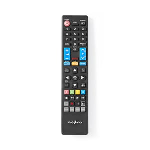 Nedis TVRC41SABK fjärrkontroll RF Wireless TV Tryck på knapparna