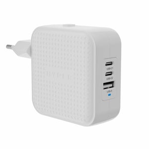 HYPER HJ1003WHWWGL ładowarka do urządzeń przenośnych Laptop, Smartfon, Tablet Biały Prąd przemienny Szybkie ładowanie Wewnętrzna