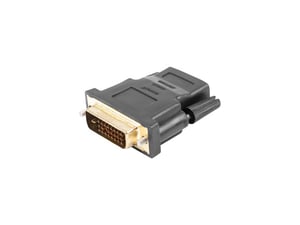 Lanberg AD-0010-BK adapter för HDMI- och DVI-D-kablar, svart
