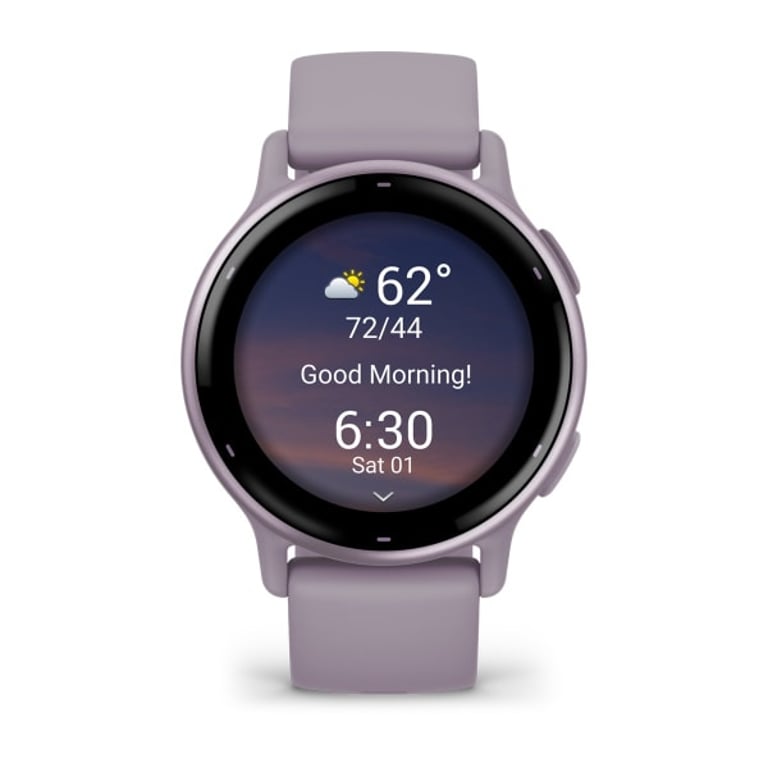 фото Смарт-годинник Garmin Vivoactive 5 Metallic Orchid Aluminum Bezel with Orchid Case and Silicone (010-02862-13/53)