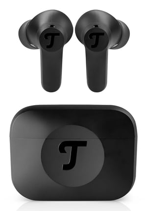 Teufel AIRY TWS 2 Wireless In-Ear Headset for Calls/Music via Bluetooth, Black