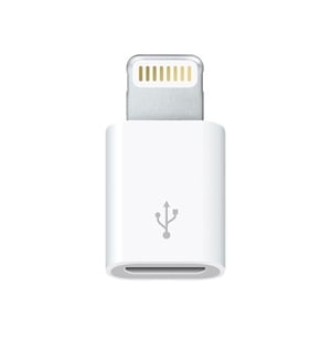 Apple MD820ZM/A przejściówka do kabli Lightning Micro-USB Biały