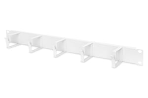 Digitus-kabelstyrningspanel med kabelhållare för 483 mm (19") 1U-skåp