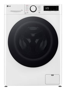 LG F2WR508S0W Waschmaschine, Frontlader, 8 kg, 1160 U/min, Schwarz, Weiß