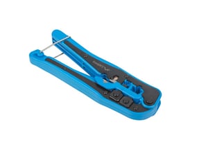 Lanberg NT-0202 zaciskarka kablowa Narzędzie do zaciskania Czarny, Niebieski