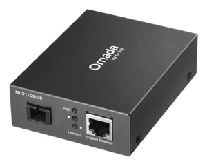 TP-Link Omada MC211CS-20 Netzwerkkonverter 1000 Mbit/s 1310 nm Einzelgerät Schwarz