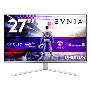 Philips Evnia 8000 27M2N8500/00 monitor komputerowy 67,3 cm (26.5") 2560 x 1440 px Quad HD QD-OLED Biały